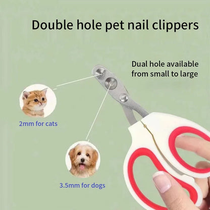 Professional Cat Nail Clippers for Small Cat or Dog Stainless Steel Puppy Claws Cutter Pet Nail Grooming Clippers Trimmer
