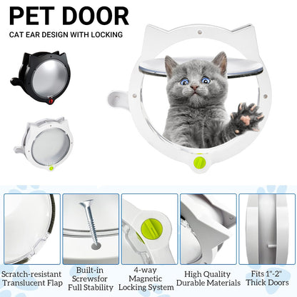 Ear Shaped Cat Door