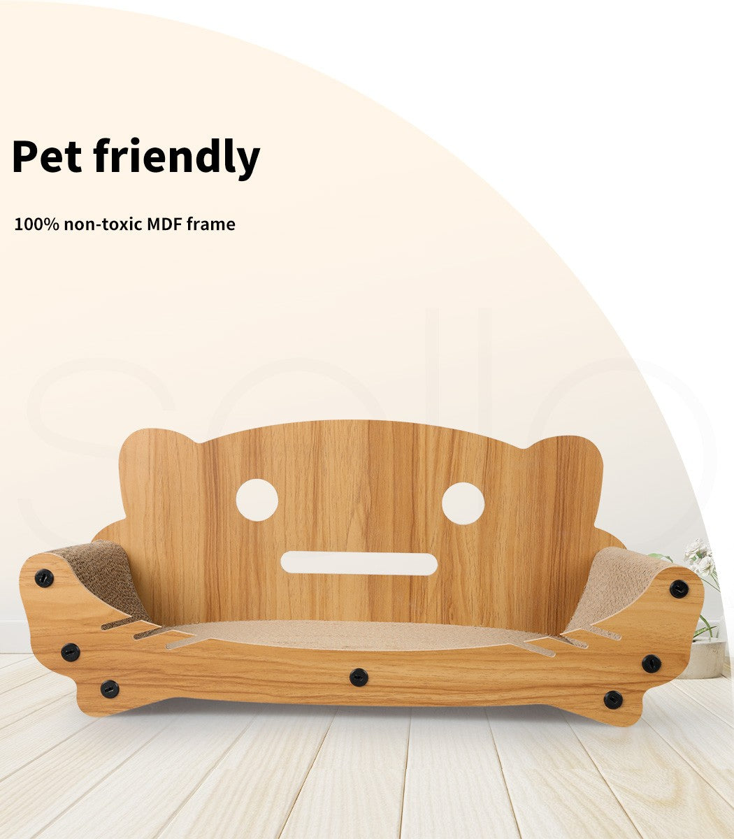 Cat Kitten Claw Scratching Board Post Scratcher Corrugated Cardboard Toy