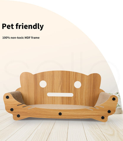 Cat Kitten Claw Scratching Board Post Scratcher Corrugated Cardboard Toy