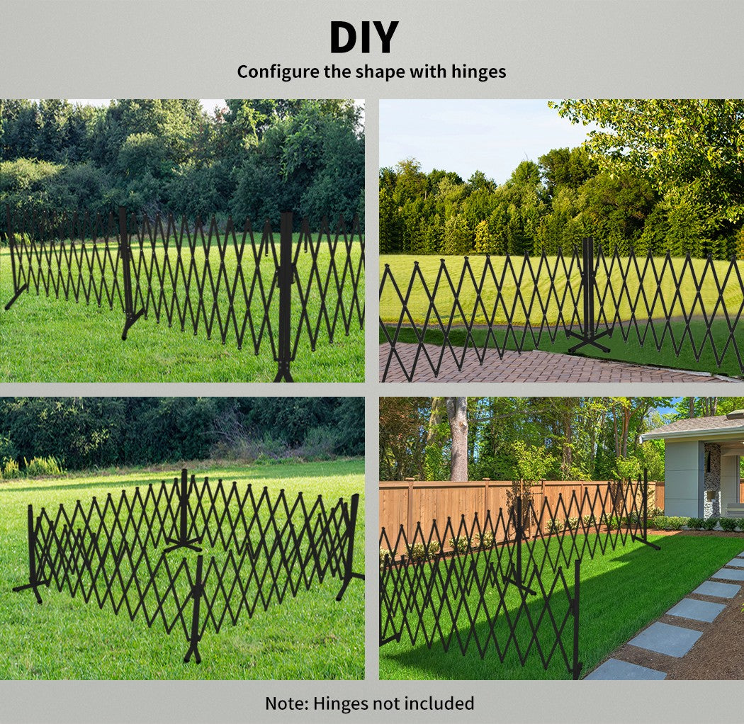 Garden Yard Fence Aluminium Barrier Garden Fencing Security Gate Dog Pet Outdoor