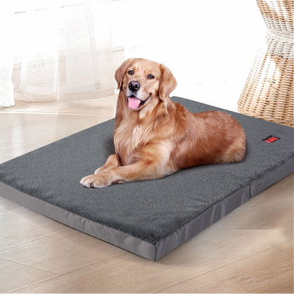 Pawz Pet Bed Foldable Dog Puppy Beds Cushion Pad Pads Soft Plush Cat Pillow M