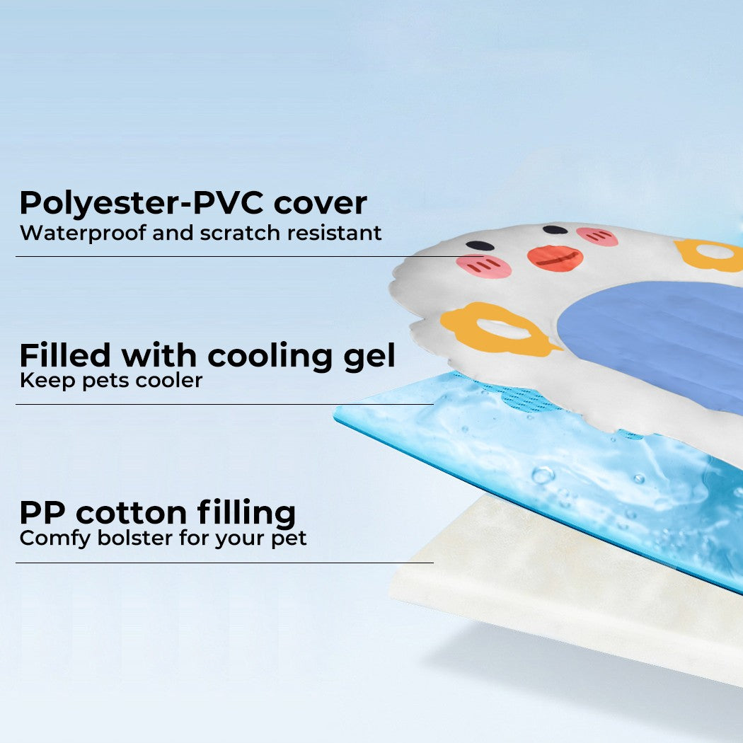 Pet Cooling Mat Dog Cat Human Size Extra Bed Non-Toxic Self-Cool 170X130Cm