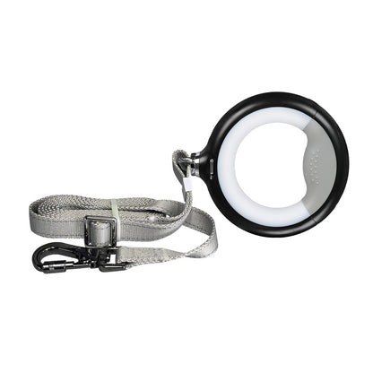LED Dog Leash Lead Walking Rope Flashlight Heavy Duty Nylon Extendable 2M