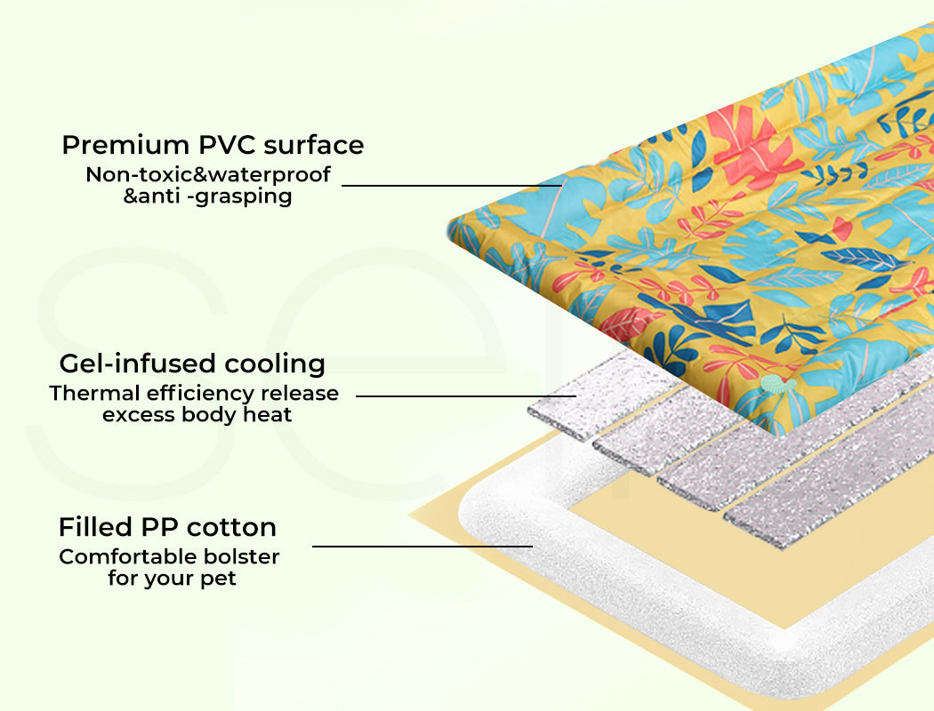 Pet Dog Cooling Mat Gel Non-Toxic Bed Cat Puppy Sofa Self-Cool Extra Large